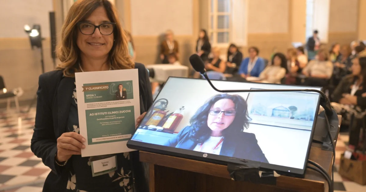 Gli Istituti Clinici Zucchi vincono il primo premio del Premio Protagoniste in Sanità 2025 per la Certificazione di Genere